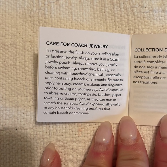 COACH - Signature stone stud earrings- NWT (2 sets available) - Picture 9 of 10